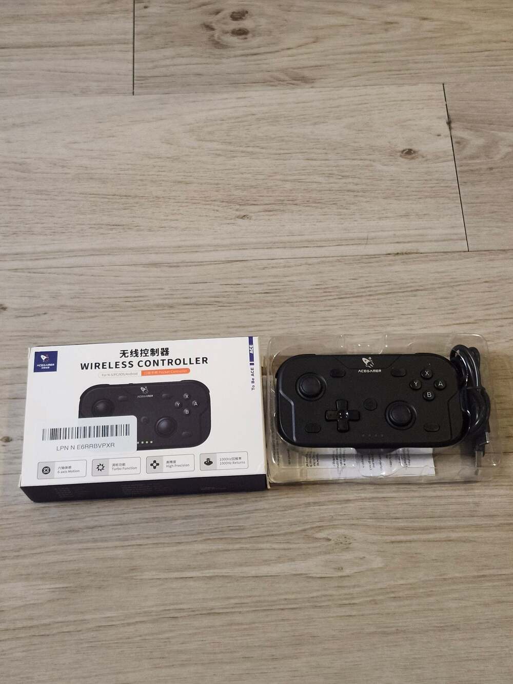 AceGamer Wireless Pocket Controller with 6-axis Gyroscope Joystick